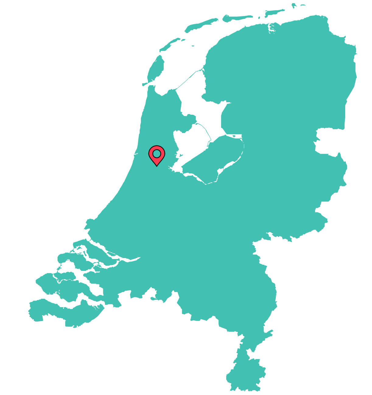 Kaart Nederland Amsterdam